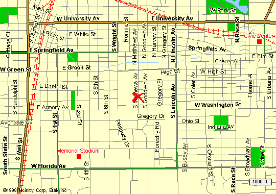 map to Channing-Murray